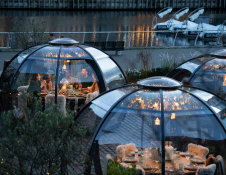 Gorgeous Igloos at The Sipping Room